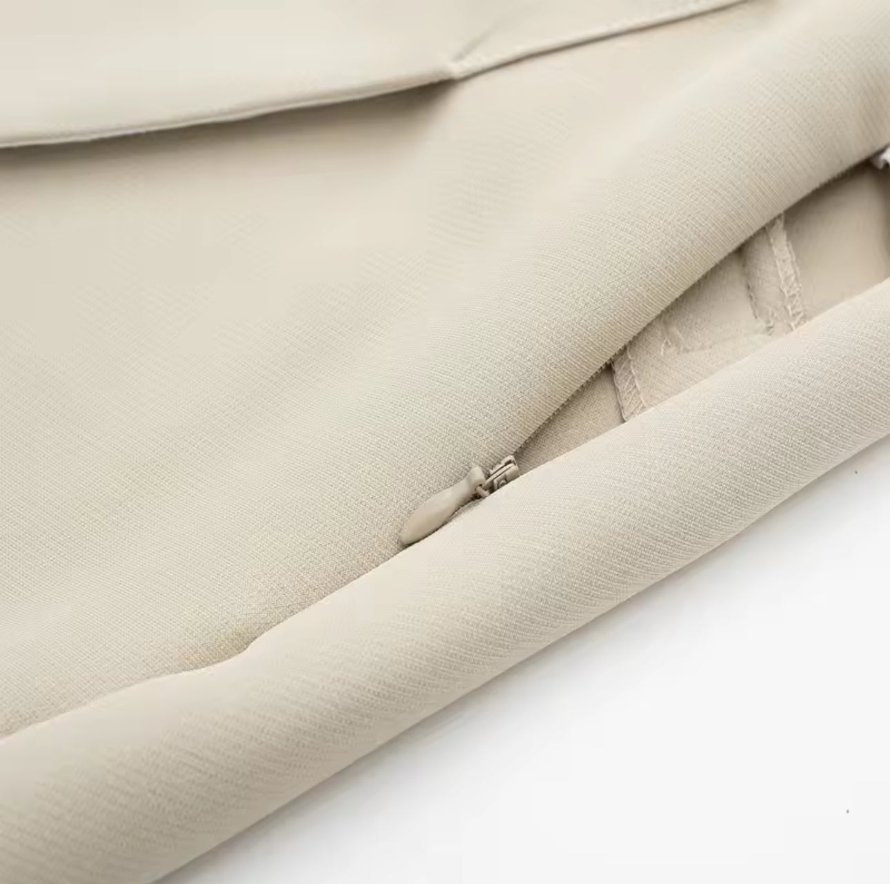 Light Khaki Tailored Skort
