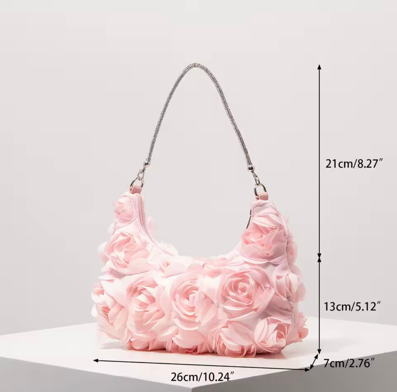 Rose baby pink bag