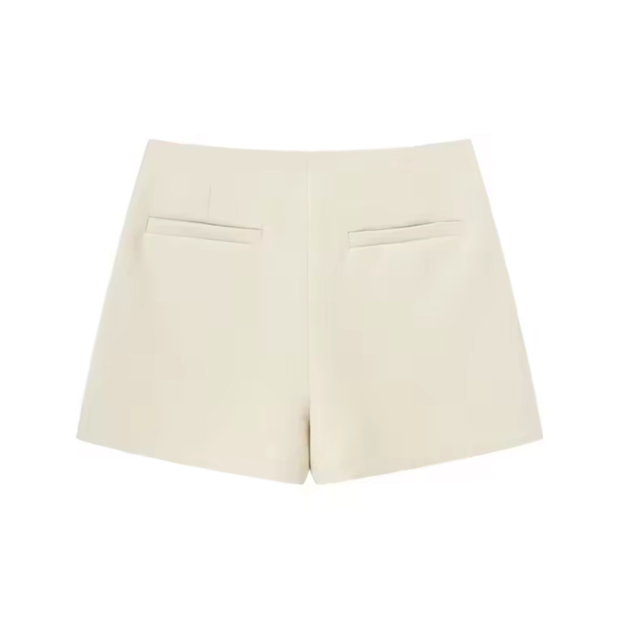 Light Khaki Tailored Skort