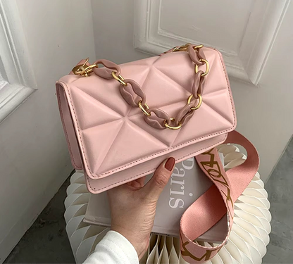 Leather Flap shoulder Bag