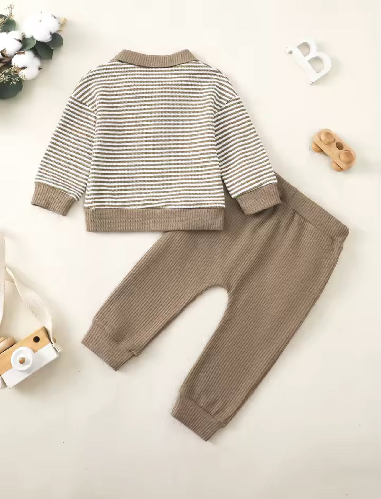 Baby Ribbed Two-Piece Set