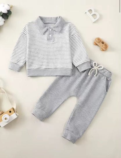 Baby Ribbed Two-Piece Set