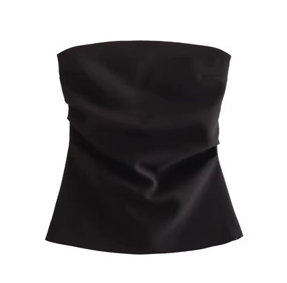 Off-the-Shoulder Ruched Corset Top