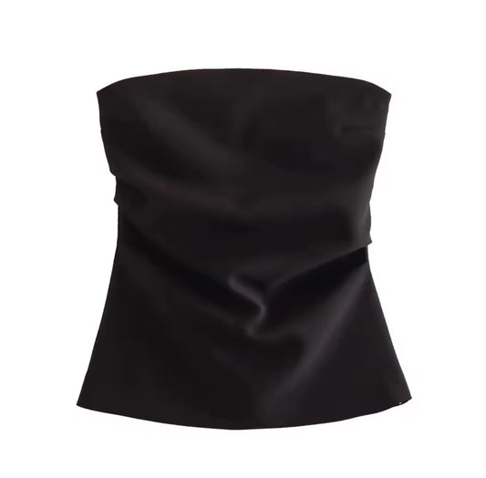 Off-the-Shoulder Ruched Corset Top